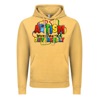 Vintage Mustard autism stitch seeing the world differently Vintage Hoodie - Zillion Design Studio