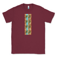 Burgundy dinosaur brontosaurus pen wrap Classic Tee - Artiststas