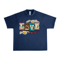 Navy love dog Urban Heavy Tee - AdoDesignShop