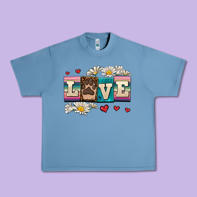 Love Dog Urban Heavy Tee Designed By Adodesignshop
