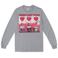 Heather Grey v.d 3 gnomes and hearts Long Sleeve Tee - AdoDesignShop