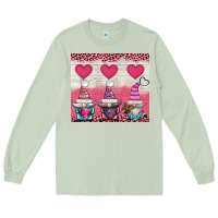 Matcha v.d 3 gnomes and hearts Long Sleeve Tee - AdoDesignShop