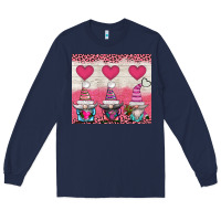 Navy v.d 3 gnomes and hearts Long Sleeve Tee - AdoDesignShop