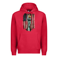 Cardinal statue of liberty torch Premium Hoodie - BarkalooDesign
