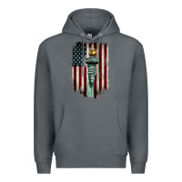 Rock statue of liberty torch Premium Hoodie - BarkalooDesign