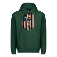 Sports Green statue of liberty torch Premium Hoodie - BarkalooDesign