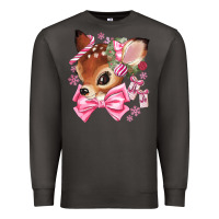 Smoke reindeer head christmas Premium Sweatshirt - MaliasSmallBusiness