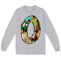 Moon Dust farm life alphabet numbers 0 Long Sleeve Tee - BundleAndBundleShop
