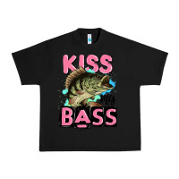 Black kiss my bass Urban Heavy Tee - JahusDesignShop