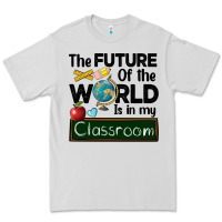 Dove Grey the future of the world is in my classroom Premium Tee - BarkalooDesign