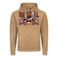 Vintage Camel baseball mom messy bun Vintage Hoodie - Zillion Design Studio