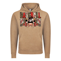 Vintage Coffee baseball mom messy bun Vintage Hoodie - Zillion Design Studio