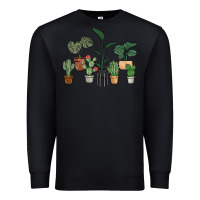 Black just one more plant Premium Sweatshirt - MaliasSmallBusiness