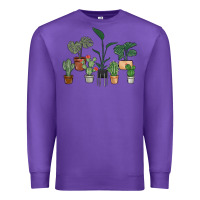 Purple just one more plant Premium Sweatshirt - MaliasSmallBusiness