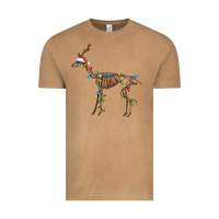 Vintage Camel christmas deer skeleton Vintage Tee - FaDigitalArtStudio