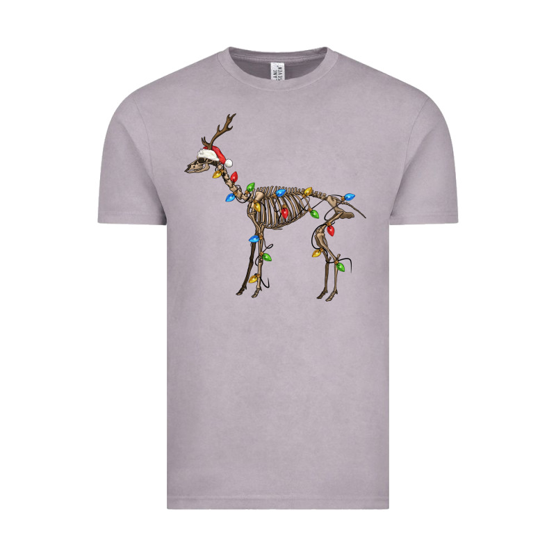 Christmas Deer Skeleton Vintage Tee by FaDigitalArtStudio | Teevron