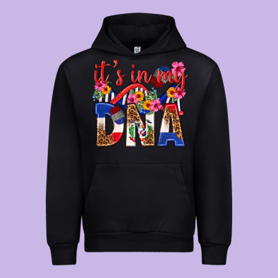 Its In My Dna Dominican Republic Urban Hoodie Designed By Texasbilliewilder
