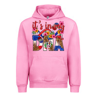 Fuchsia Pink its in my dna dominican republic Urban Hoodie - texasbilliewilder