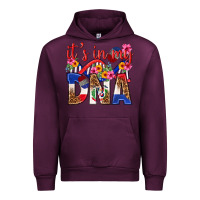 Mauve Wine its in my dna dominican republic Urban Hoodie - texasbilliewilder