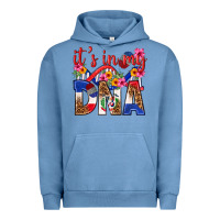 Pigment Pebble Blue its in my dna dominican republic Urban Hoodie - texasbilliewilder