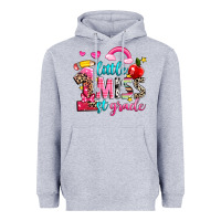 Heather Grey little miss first grade Heavyweight Hoodie - NancyCooperArtShop
