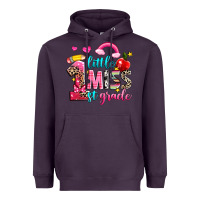 Plum little miss first grade Heavyweight Hoodie - NancyCooperArtShop