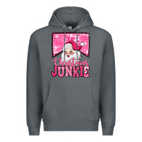 Rock pink Christmas junkie Santa Claus Premium Hoodie - Jasminsmagicworld