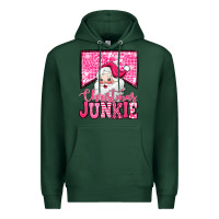 Sports Green pink Christmas junkie Santa Claus Premium Hoodie - Jasminsmagicworld