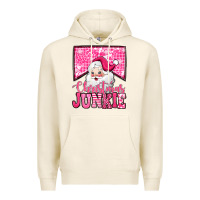 Tofu pink Christmas junkie Santa Claus Premium Hoodie - Jasminsmagicworld