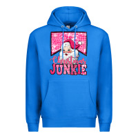 True Royal pink Christmas junkie Santa Claus Premium Hoodie - Jasminsmagicworld