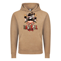 Vintage Coffee baseball mom messy bun Vintage Hoodie - Zillion Design Studio