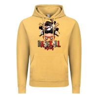 Vintage Mustard baseball mom messy bun Vintage Hoodie - Zillion Design Studio