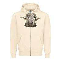 Sandshell rambouillet sheep head Zipper Hoodie - LillyAllenDesigns