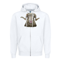 White rambouillet sheep head Zipper Hoodie - LillyAllenDesigns