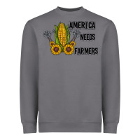 Storm america needs farmers Heavyweight Sweatshirt - CowhideDigitalArt