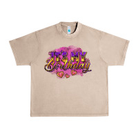 French Oak it's my birthday Urban Heavy Tee - AdoDesignShop