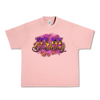 Salmon it's my birthday Urban Heavy Tee - AdoDesignShop