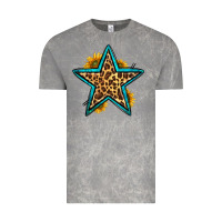 Cloud Rock western leopard star Vintage Tee - HRA Design Shop
