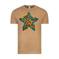 Western Leopard Star Vintage Tee | Teevron