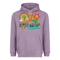 Lavender hello sixth grade Heavyweight Hoodie - NancyCooperArtShop