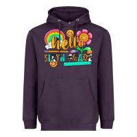 Plum hello sixth grade Heavyweight Hoodie - NancyCooperArtShop