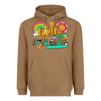 Toasted Coconut hello sixth grade Heavyweight Hoodie - NancyCooperArtShop