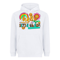 White hello sixth grade Heavyweight Hoodie - NancyCooperArtShop