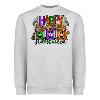 Heather Grey happy halloween jar Heavyweight Sweatshirt - RacoonDesign