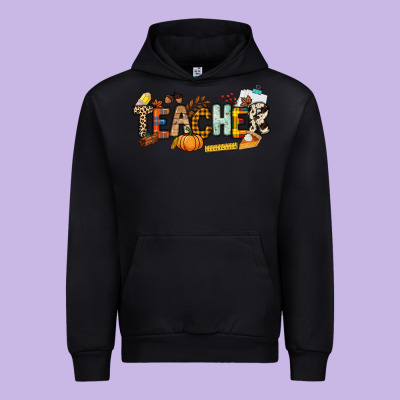 Fall Teacher Urban Hoodie Designed By Nancycooperartshop