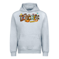 Heather Grey Fall Teacher Urban Hoodie - NancyCooperArtShop