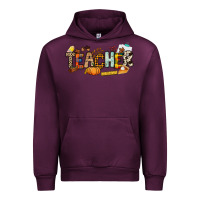 Mauve Wine Fall Teacher Urban Hoodie - NancyCooperArtShop