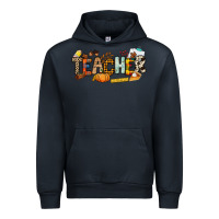 Navy Fall Teacher Urban Hoodie - NancyCooperArtShop