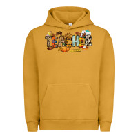 Pigment Peanut Butter Fall Teacher Urban Hoodie - NancyCooperArtShop