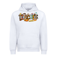 White Fall Teacher Urban Hoodie - NancyCooperArtShop